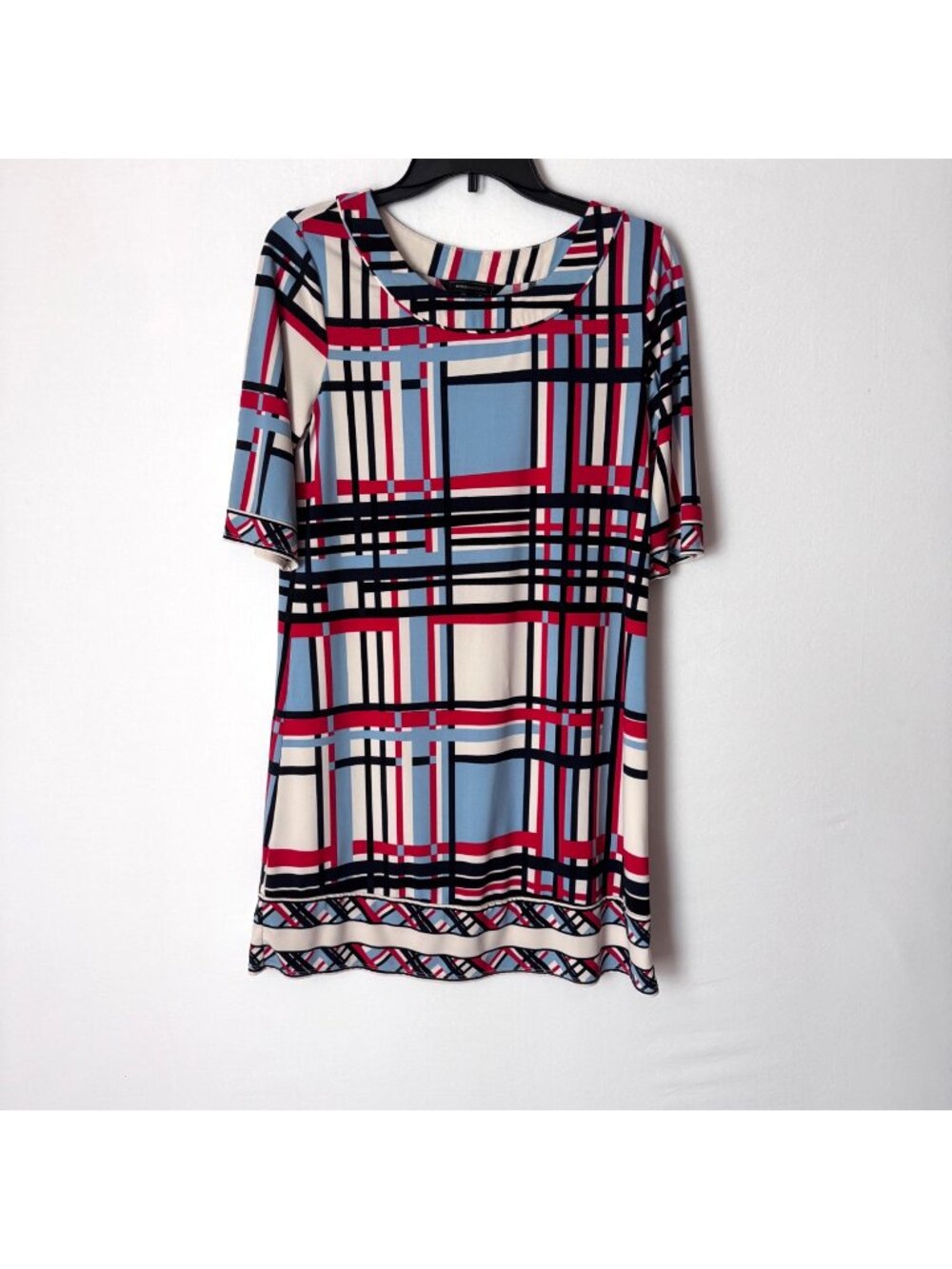 BCBG Maxazria Women‎ Geometric Print Knee Length Dress Size S